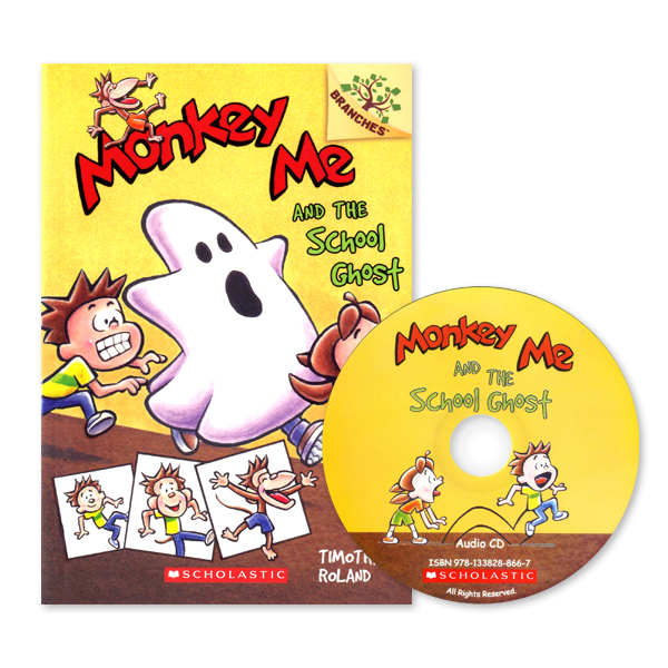 SC-MONKEY ME #4:MONKEY ME AND THE SCHOOL GHOST (WITH CD) (NEW)
